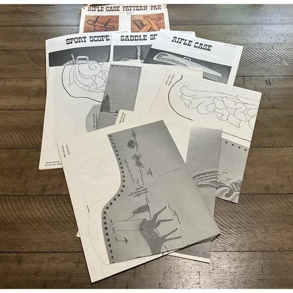 Tandy Leather Riffle Case Pattern Pak Saddle Scabbard Rifle Case Sport Scope - Picture 2 of 3